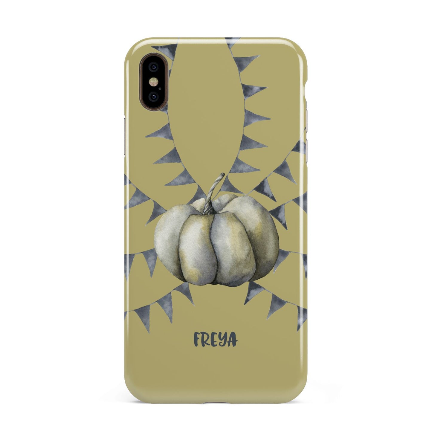 Pumpkin Part Halloween Apple iPhone Xs Max 3D Tough Case