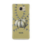 Pumpkin Part Halloween Samsung Galaxy A9 2016 Case on gold phone