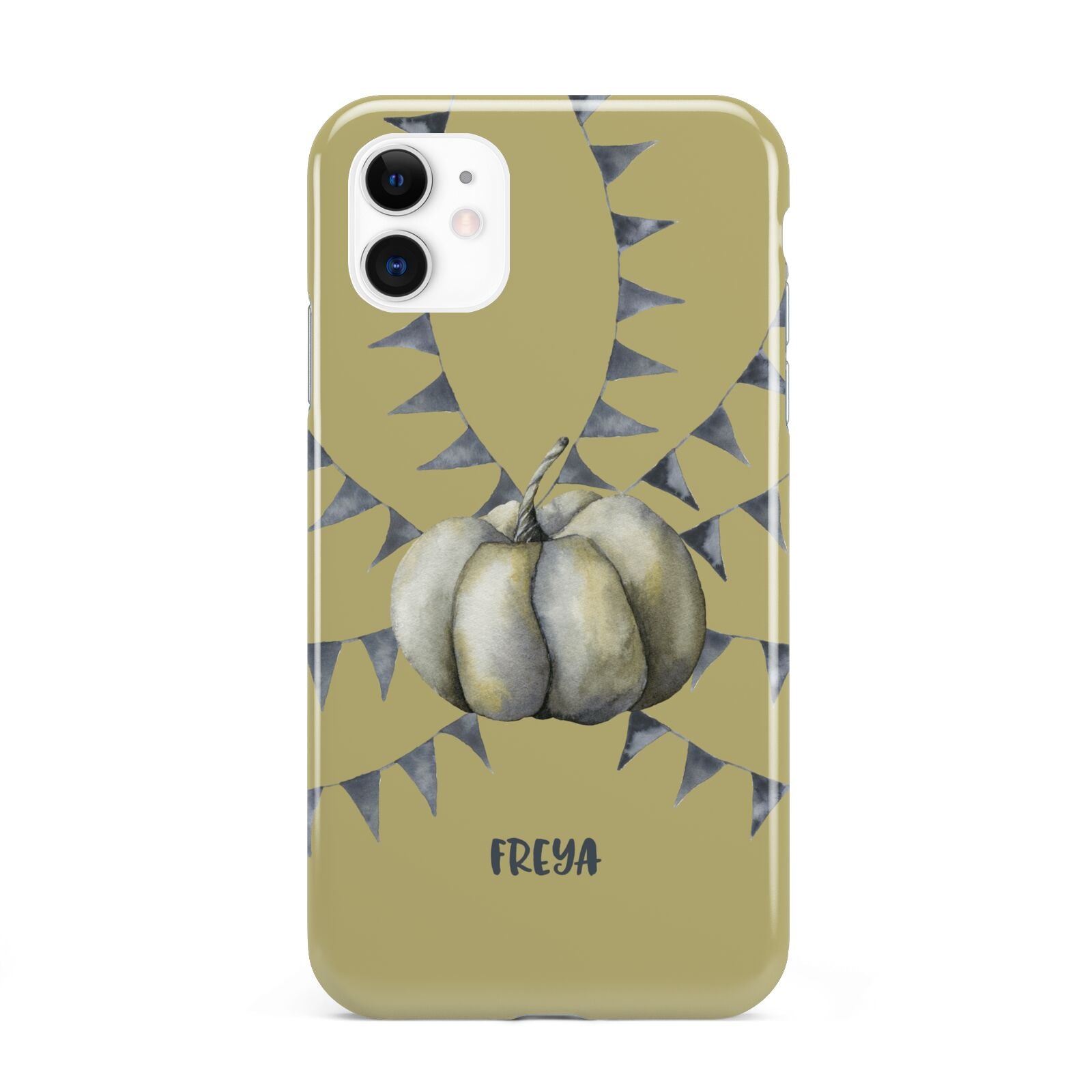 Pumpkin Part Halloween iPhone 11 3D Tough Case