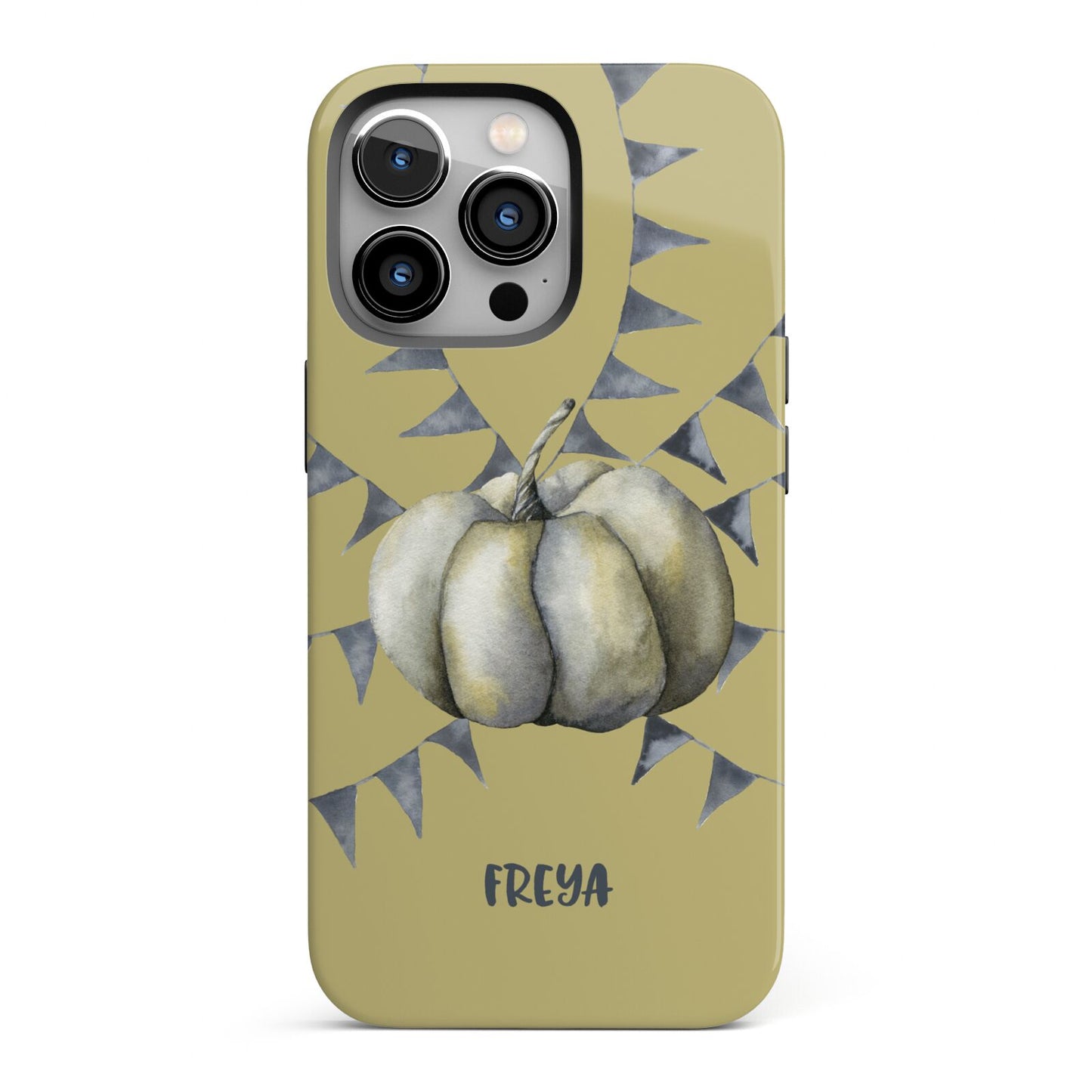 Pumpkin Part Halloween iPhone 13 Pro Full Wrap 3D Tough Case