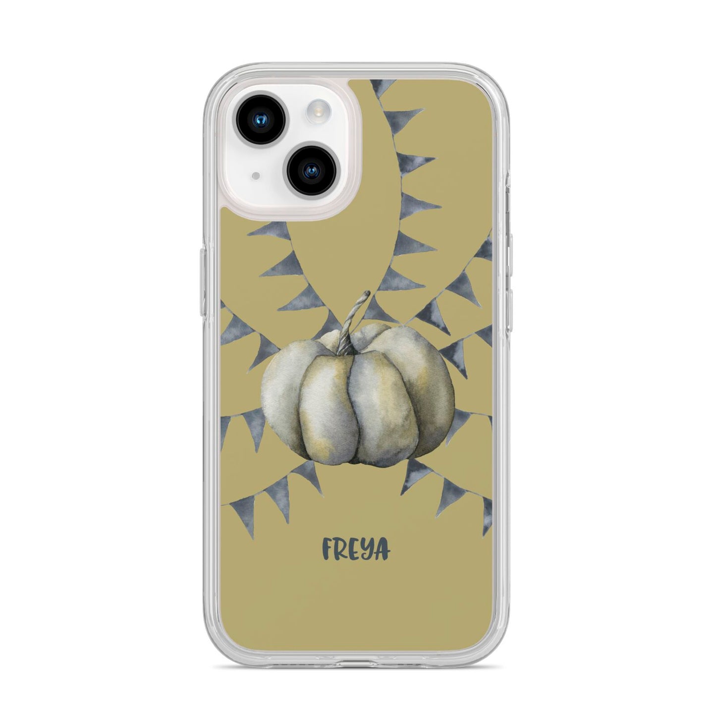 Pumpkin Part Halloween iPhone 14 Clear Tough Case Starlight