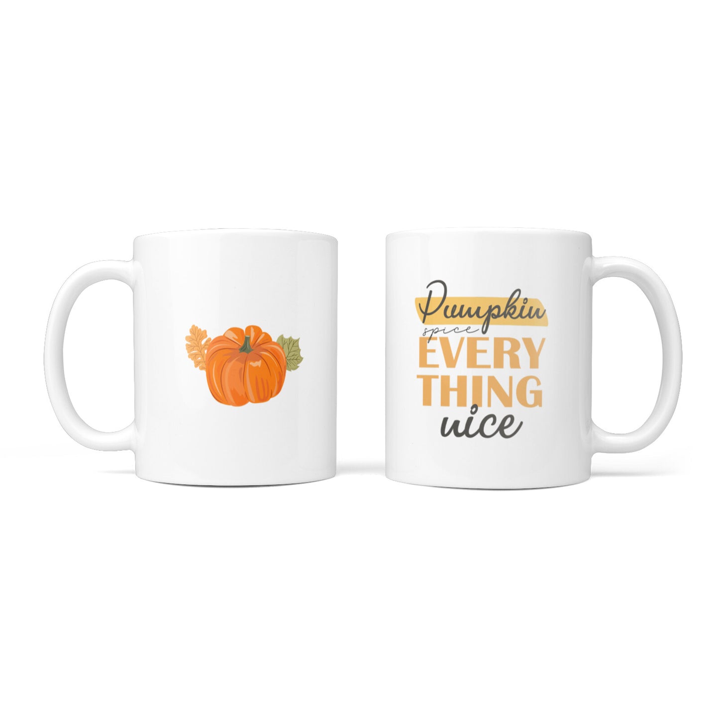 Pumpkin Spice with Caption 10oz Mug Alternative Image 3