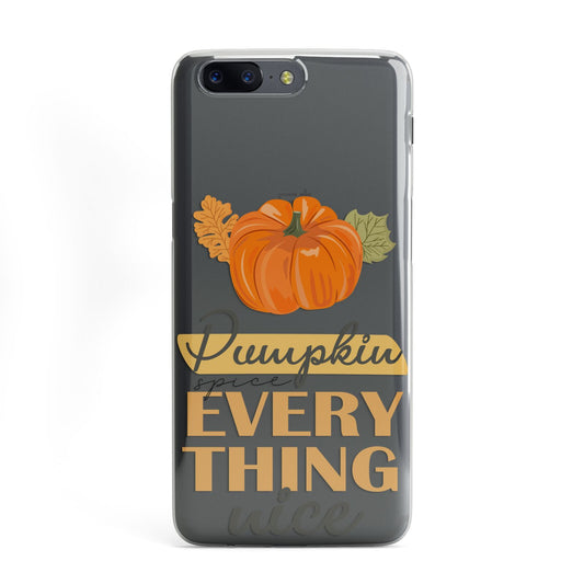 Pumpkin Spice with Caption OnePlus Case