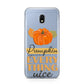 Pumpkin Spice with Caption Samsung Galaxy J3 2017 Case