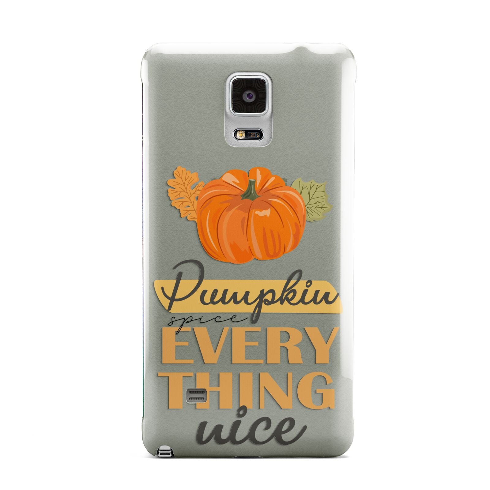 Pumpkin Spice with Caption Samsung Galaxy Note 4 Case