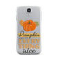 Pumpkin Spice with Caption Samsung Galaxy S4 Case