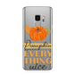 Pumpkin Spice with Caption Samsung Galaxy S9 Case
