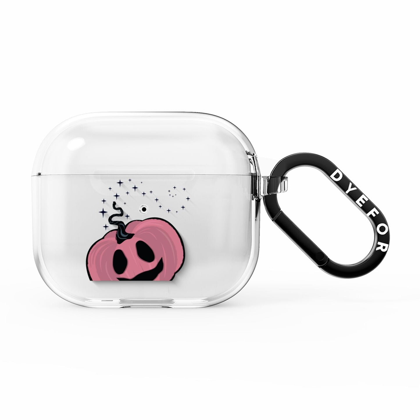 Pumpkin with Transparent Background AirPods Clear Case 3rd Gen