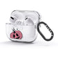Pumpkin with Transparent Background AirPods Glitter Case 3rd Gen Side Image
