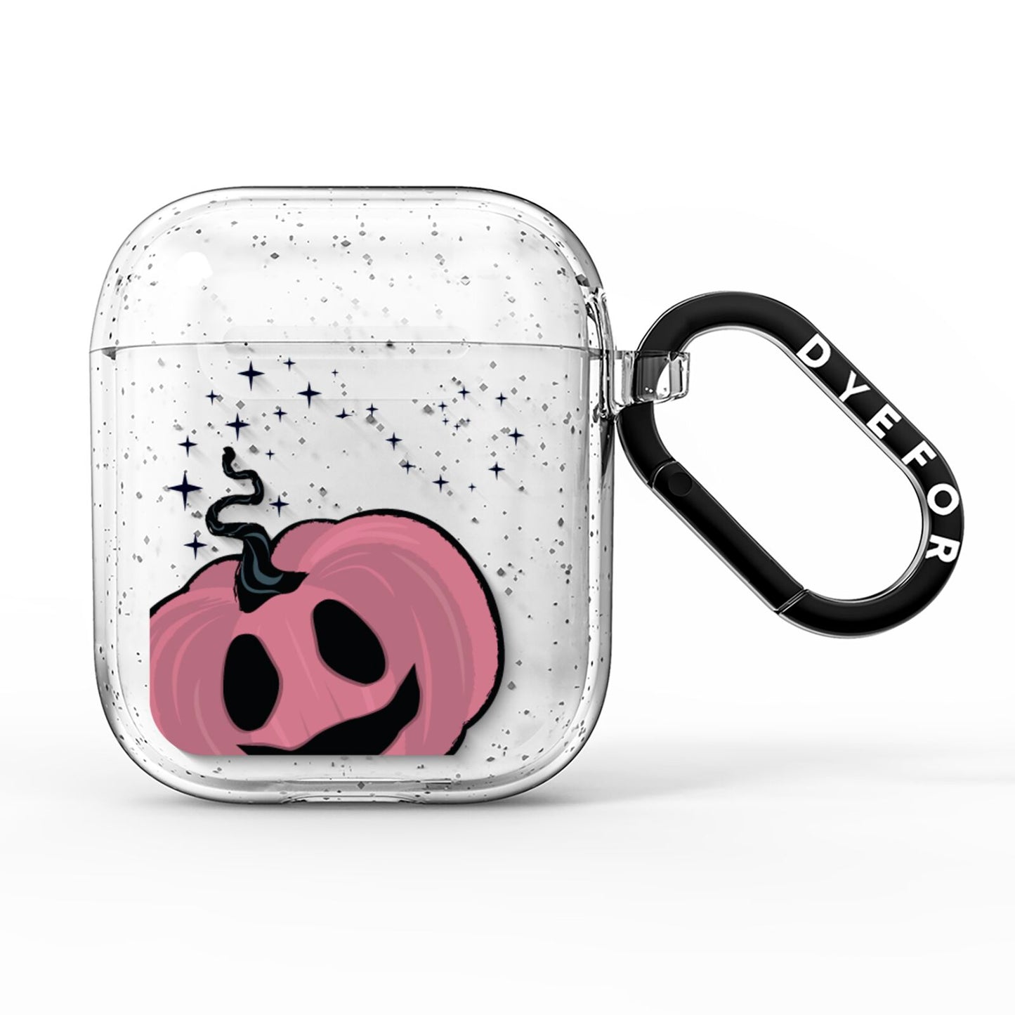 Pumpkin with Transparent Background AirPods Glitter Case