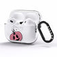Pumpkin with Transparent Background AirPods Pro Clear Case Side Image