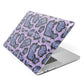 Purple And Blue Snakeskin Apple MacBook Case Side View