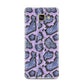 Purple And Blue Snakeskin Samsung Galaxy A3 2016 Case on gold phone