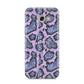 Purple And Blue Snakeskin Samsung Galaxy A5 2017 Case on gold phone