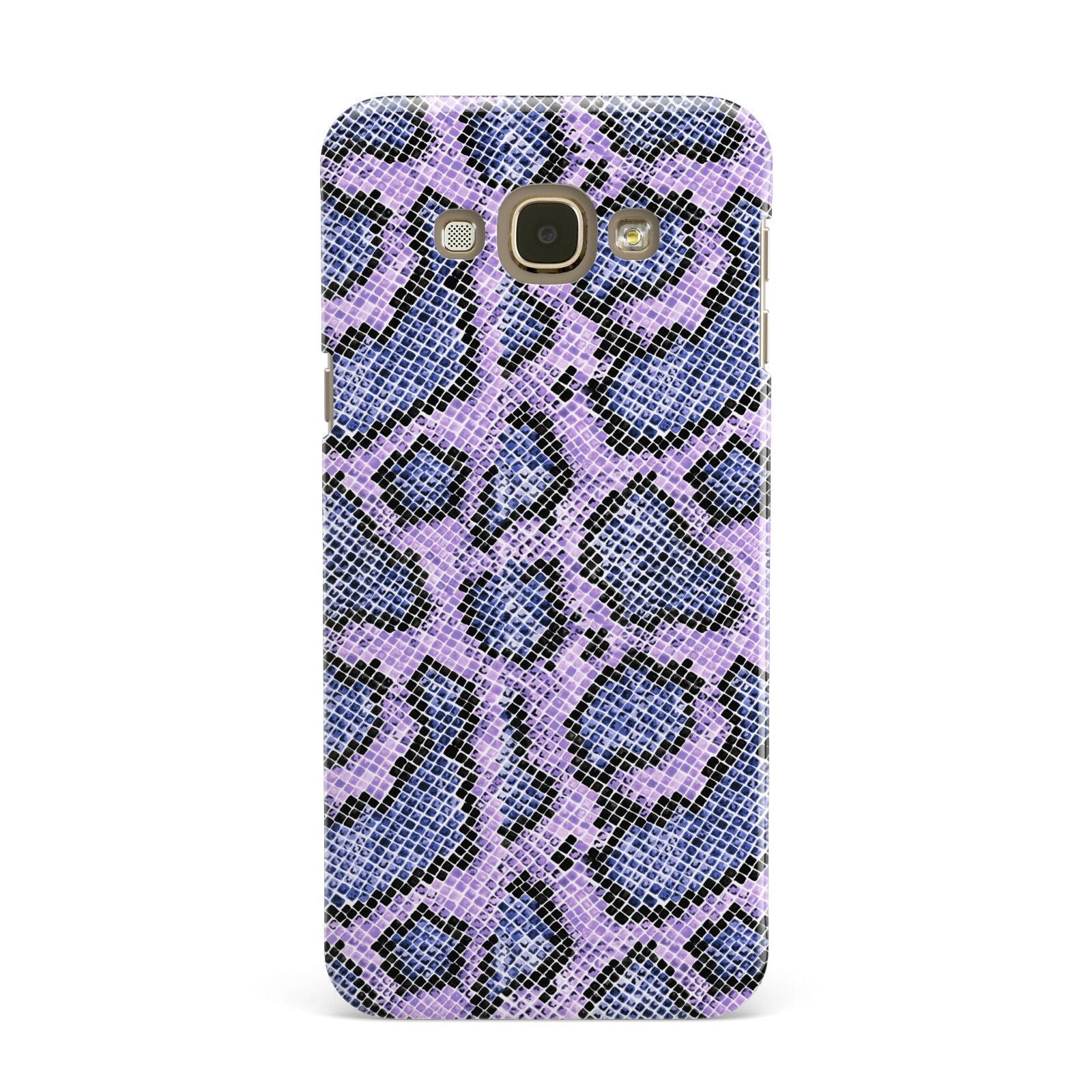 Purple And Blue Snakeskin Samsung Galaxy A8 Case