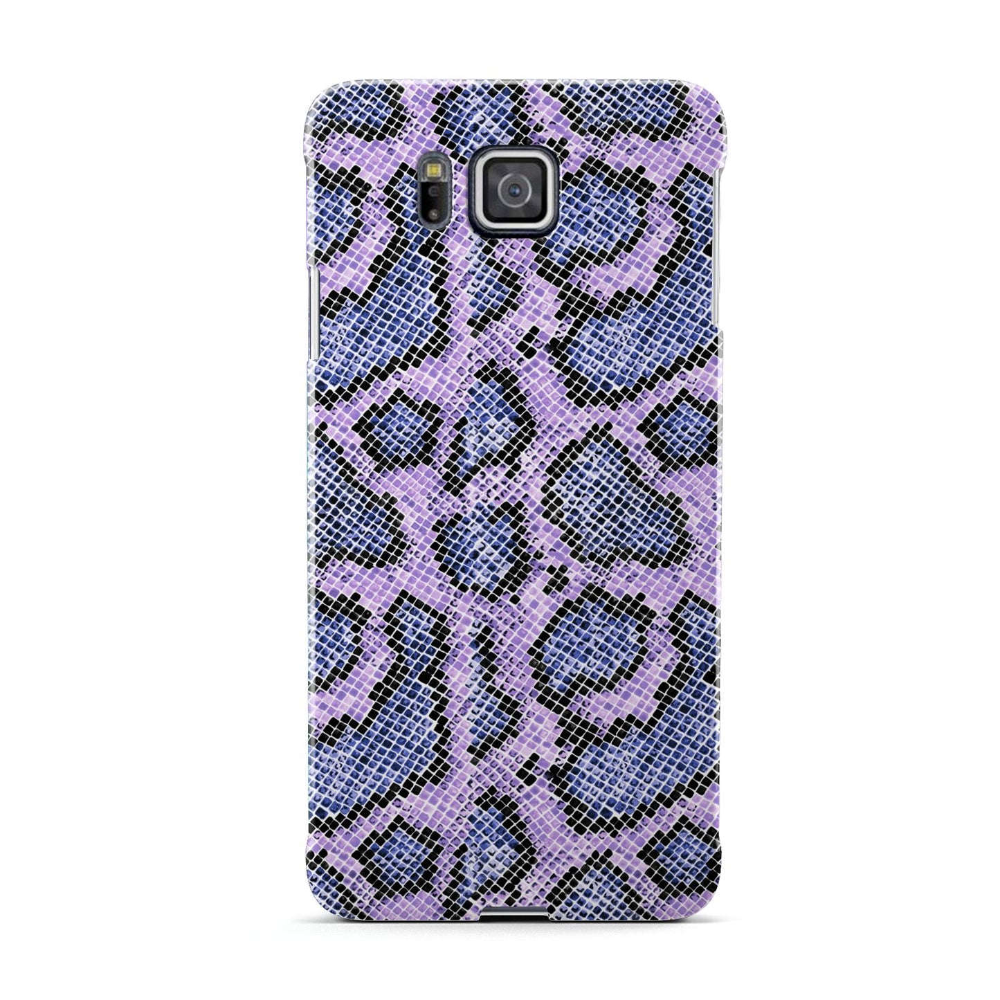 Purple And Blue Snakeskin Samsung Galaxy Alpha Case