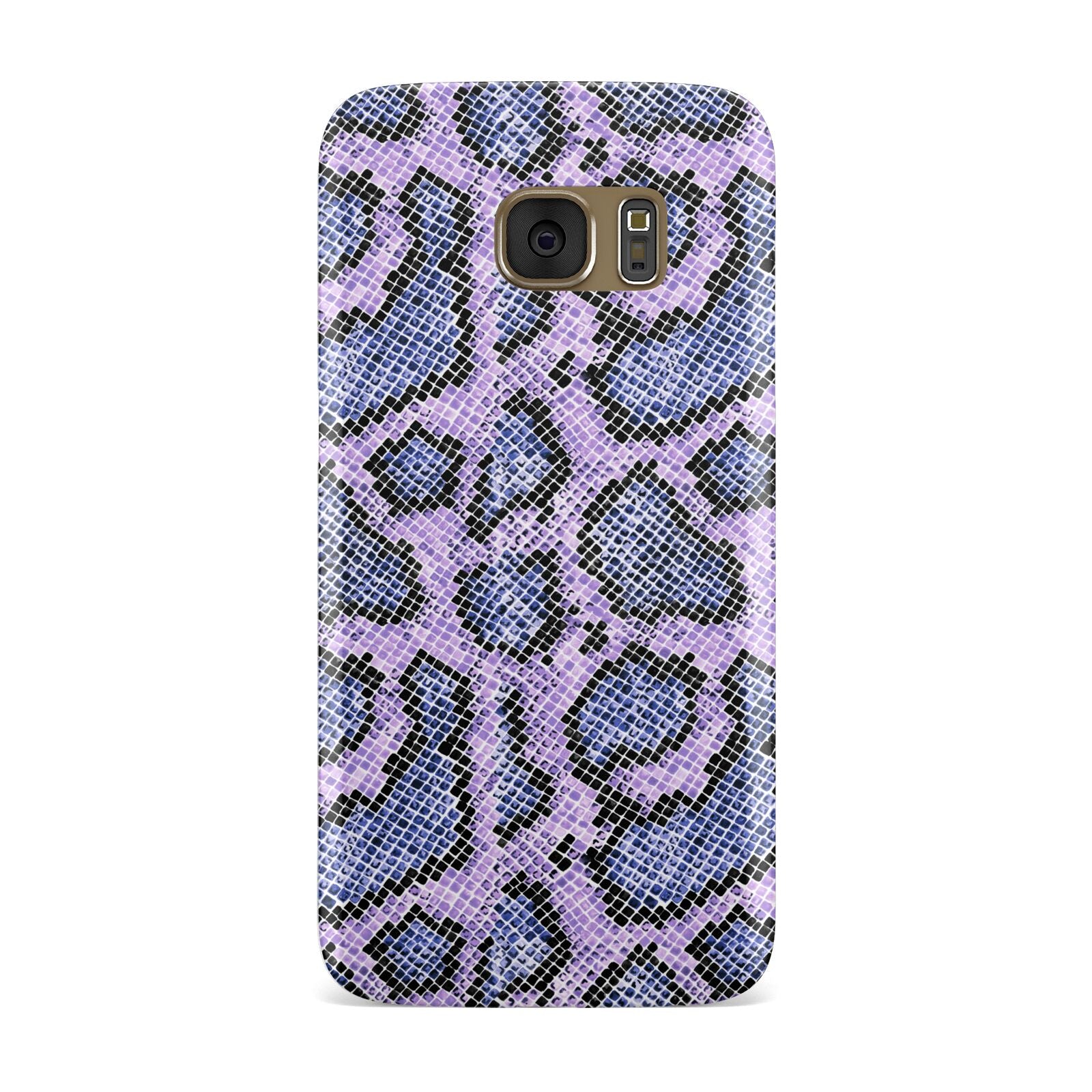 Purple And Blue Snakeskin Samsung Galaxy Case