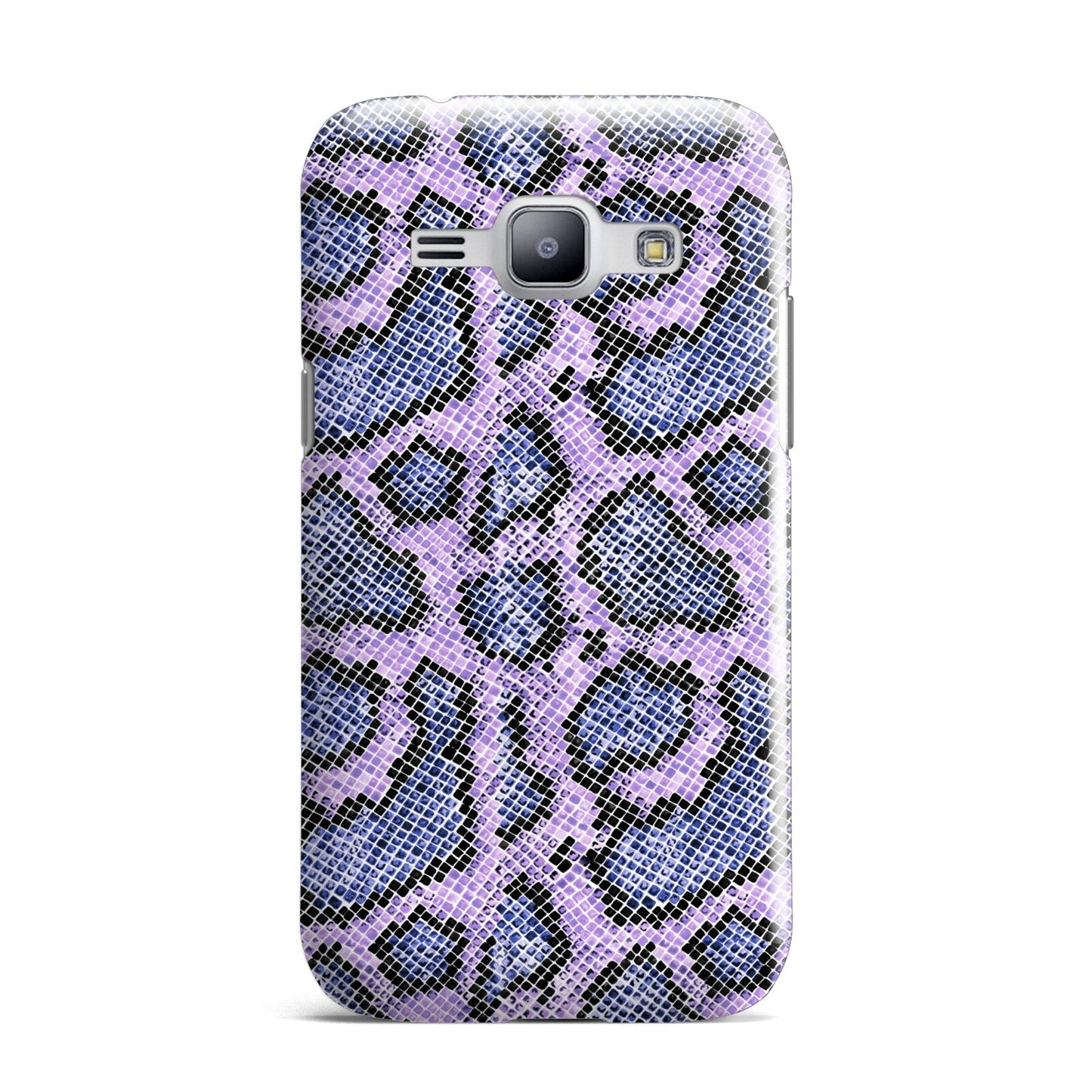 Purple And Blue Snakeskin Samsung Galaxy J1 2015 Case