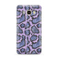 Purple And Blue Snakeskin Samsung Galaxy J7 2016 Case on gold phone