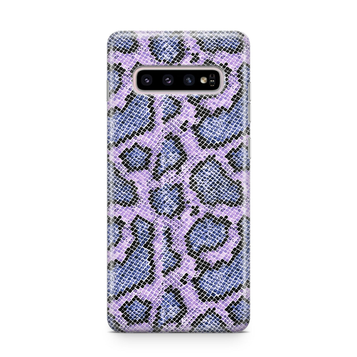 Purple And Blue Snakeskin Samsung Galaxy S10 Plus Case