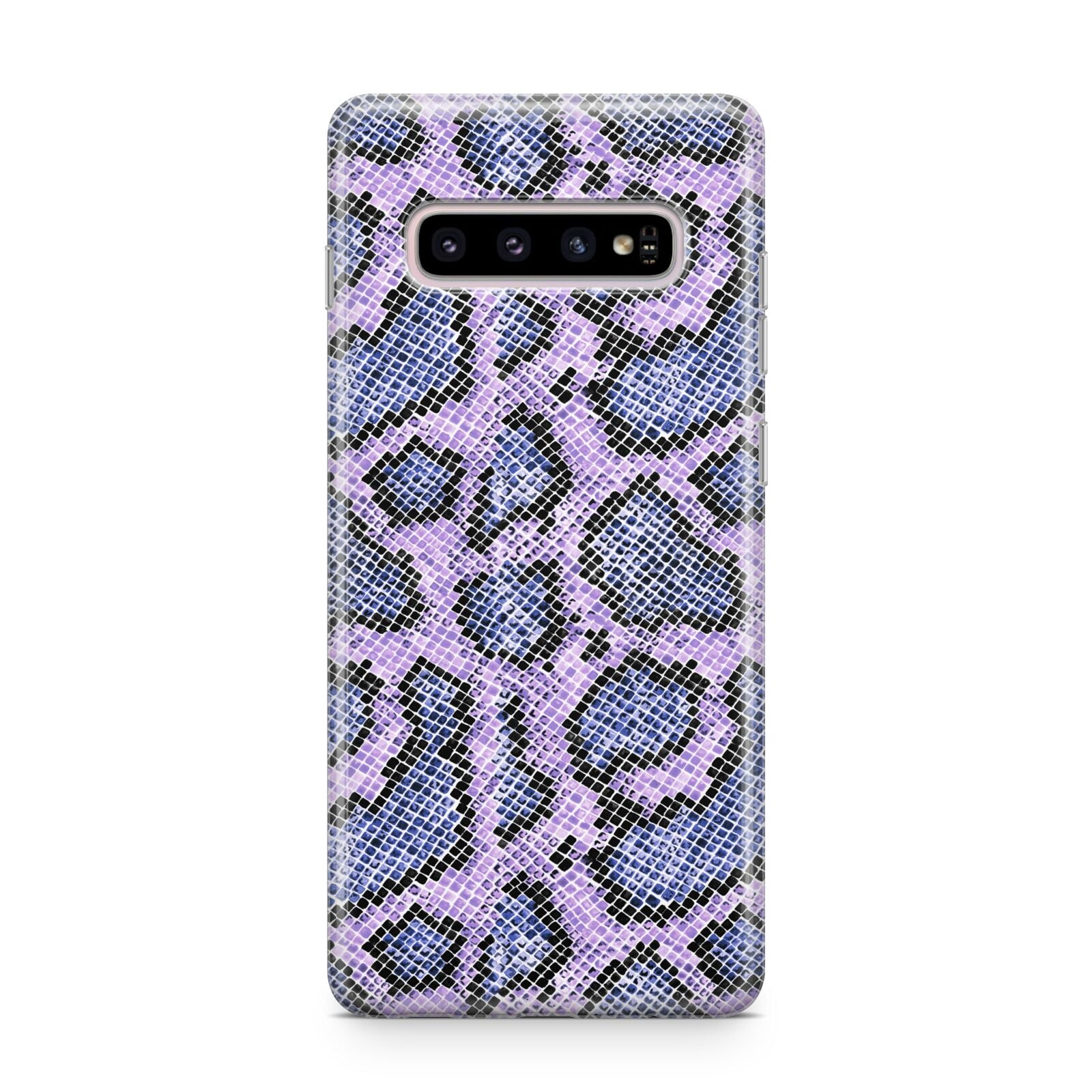 Purple And Blue Snakeskin Samsung Galaxy S10 Plus Case