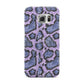 Purple And Blue Snakeskin Samsung Galaxy S6 Edge Case