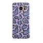 Purple And Blue Snakeskin Samsung Galaxy S7 Edge Case