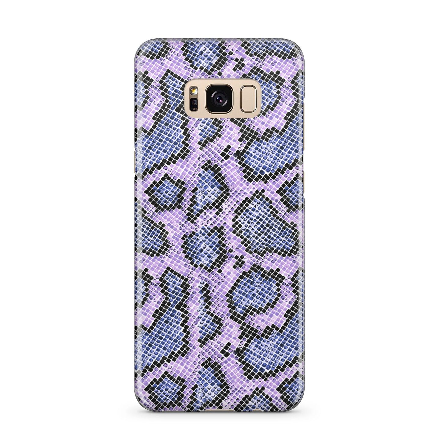 Purple And Blue Snakeskin Samsung Galaxy S8 Plus Case