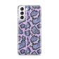 Purple And Blue Snakeskin Samsung S21 Case
