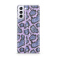 Purple And Blue Snakeskin Samsung S21 Plus Case