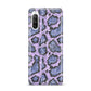 Purple And Blue Snakeskin Sony Xperia 10 III Case