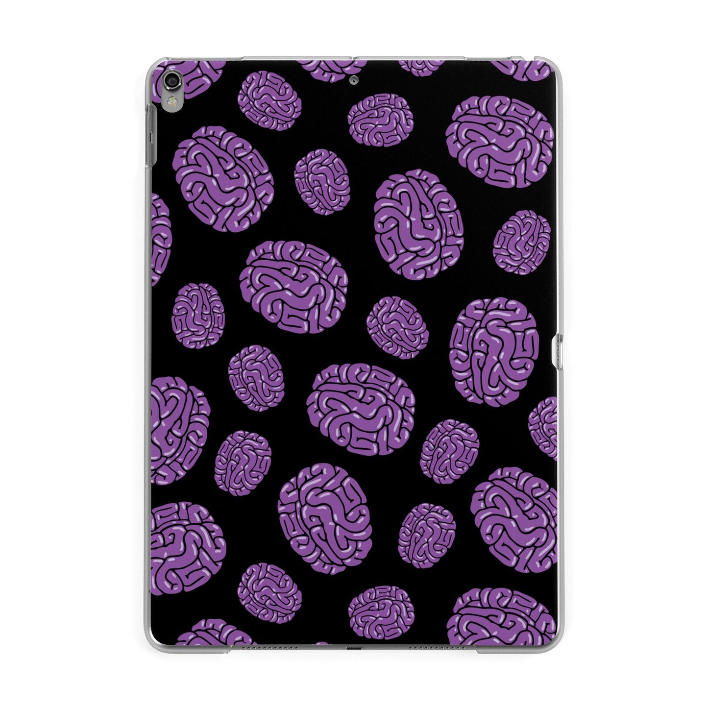 Purple Brains Apple iPad Grey Case