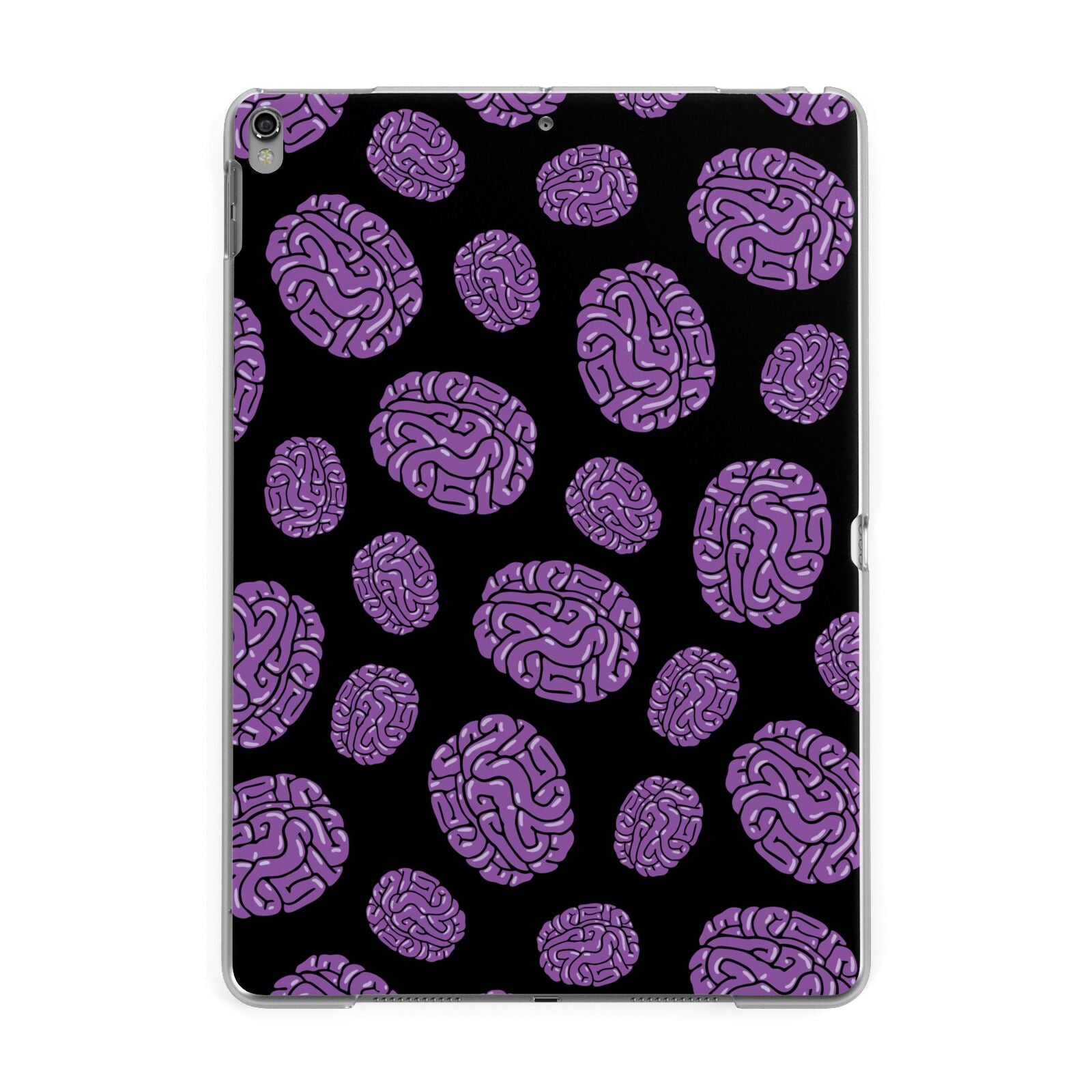 Purple Brains Apple iPad Grey Case