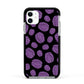 Purple Brains Apple iPhone 11 in White with Black Impact Case