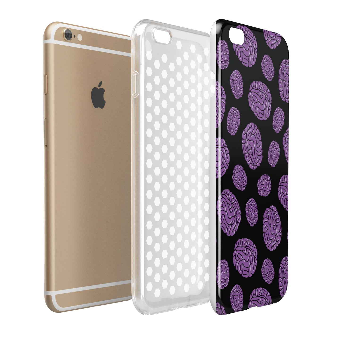 Purple Brains Apple iPhone 6 Plus 3D Tough Case Expand Detail Image