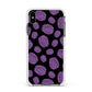 Purple Brains Apple iPhone Xs Max Impact Case White Edge on Black Phone