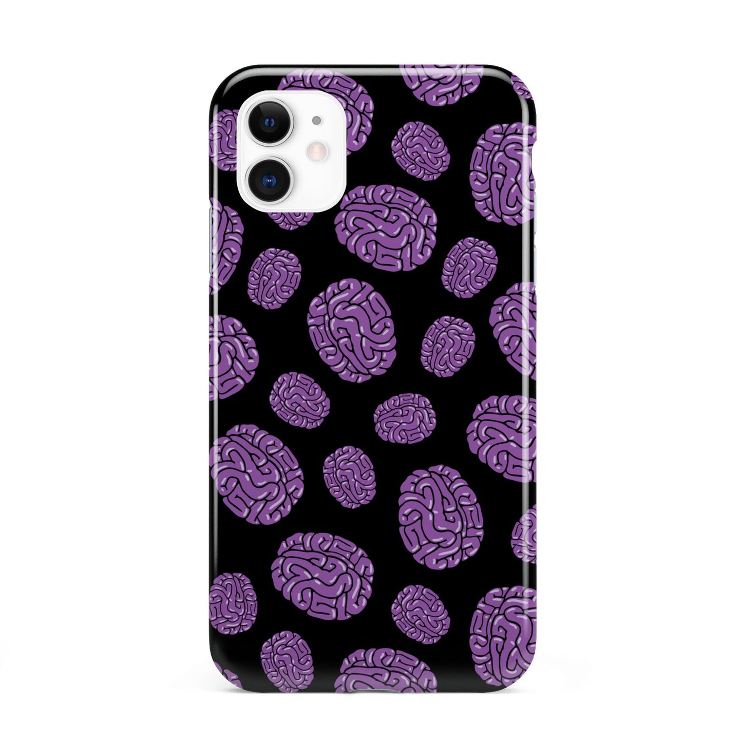 Purple Brains iPhone 11 3D Tough Case