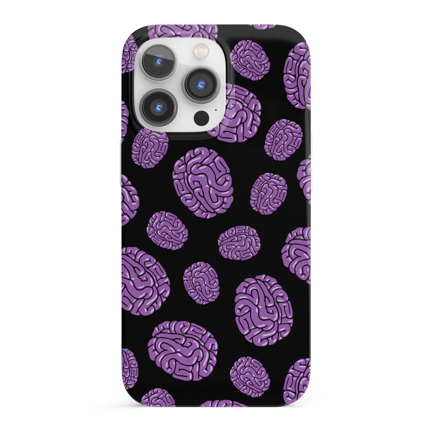 Purple Brains iPhone 13 Pro Full Wrap 3D Snap Case