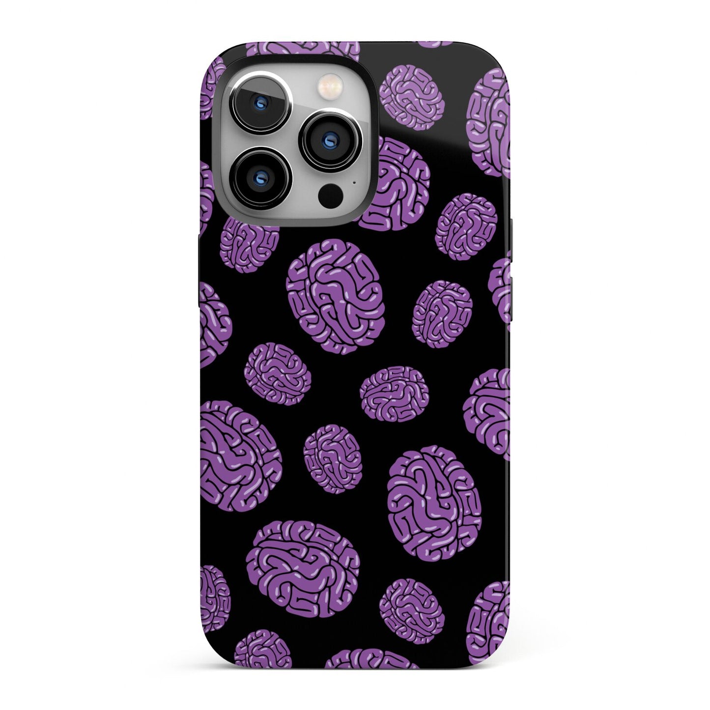 Purple Brains iPhone 13 Pro Full Wrap 3D Tough Case