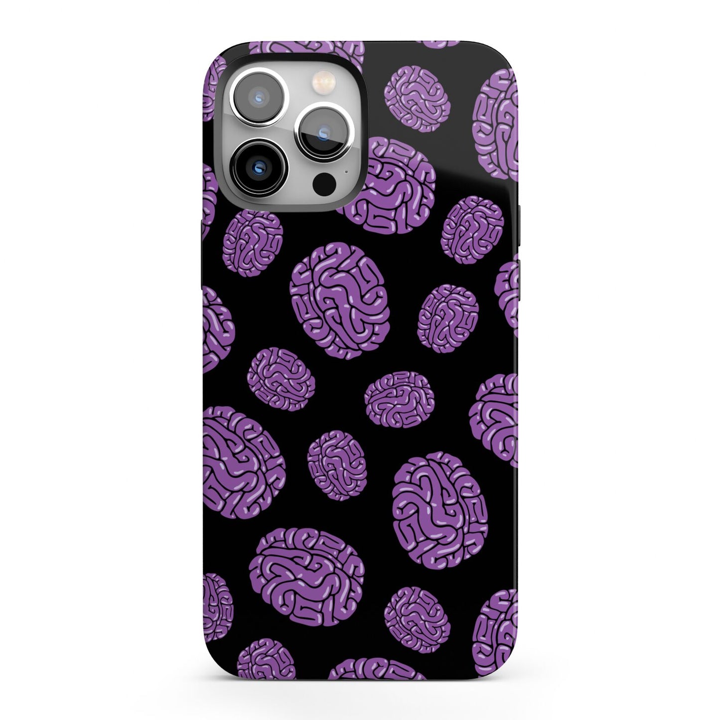 Purple Brains iPhone 13 Pro Max Full Wrap 3D Tough Case