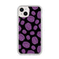 Purple Brains iPhone 14 Plus Clear Tough Case Starlight