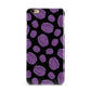 Purple Brains iPhone 6 Plus 3D Snap Case on Gold Phone