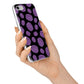 Purple Brains iPhone 7 Bumper Case on Silver iPhone Alternative Image