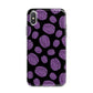 Purple Brains iPhone X Bumper Case on Silver iPhone Alternative Image 1