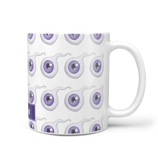 Purple Eyeballs Custom Halloween 10oz Mug