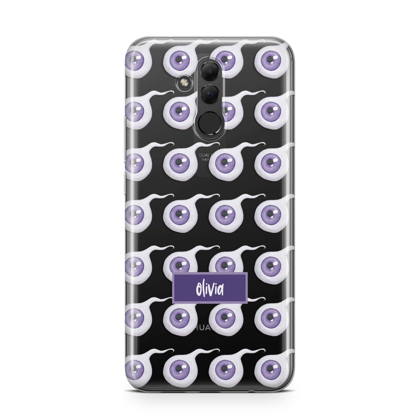 Purple Eyeballs Custom Halloween Huawei Mate 20 Lite