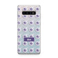 Purple Eyeballs Custom Halloween Samsung Galaxy S10 Plus Case