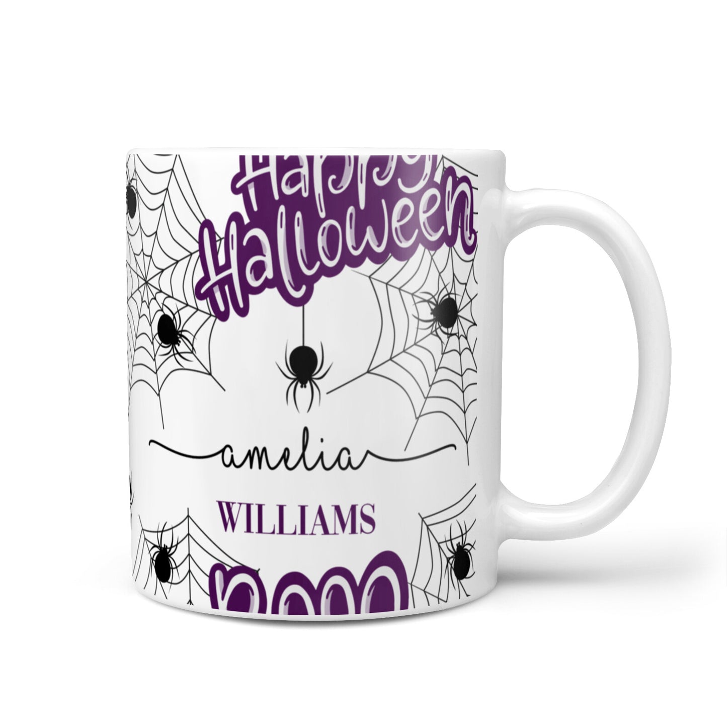 Purple Halloween Catchphrases 10oz Mug