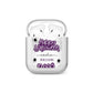 Purple Halloween Catchphrases AirPods Case