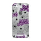Purple Halloween Catchphrases Apple iPhone 5 Case